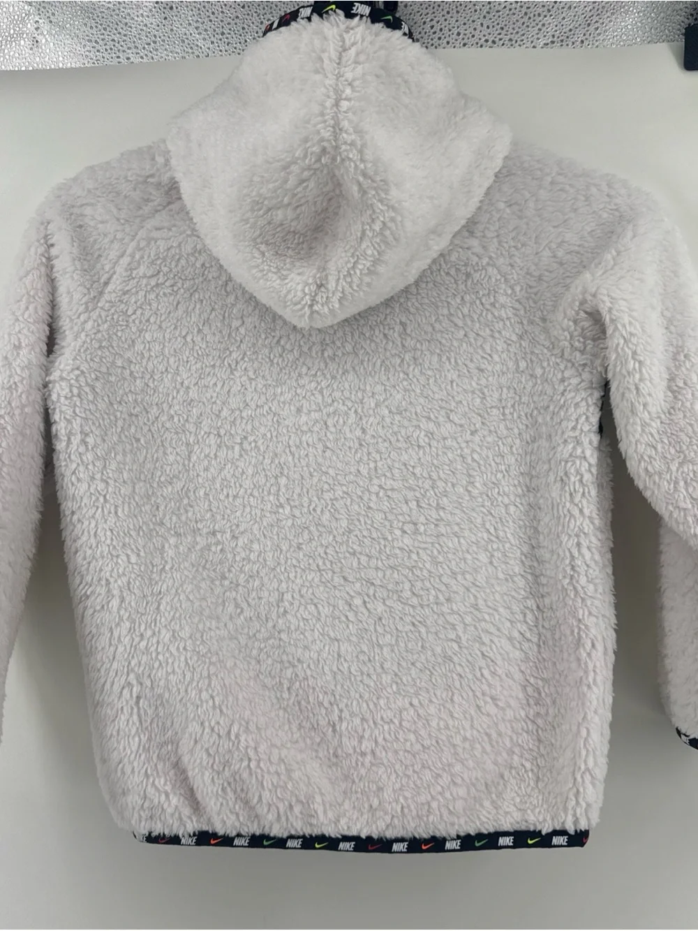 Nike Little Boy's Micro Swoosh Sherpa Pullover Hoodie Size: 6 Toddler 86H229-782